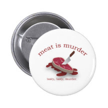 Meat is Murder Pin