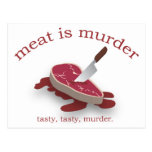 Meat is Murder Postcards