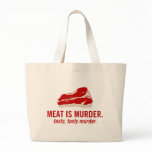 Meat is Murder, Tasty Murder Tote Bags