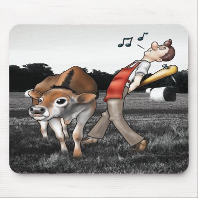 MEAT! Mousepad - fine art print by mindsquint