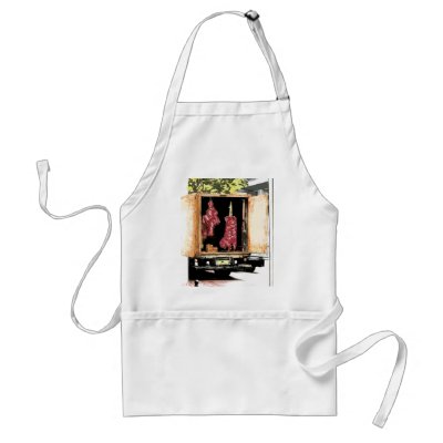 Meat Movers Aprons by PlainBrownWrapper