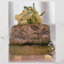Meat Presented with onion Personalized Flyer