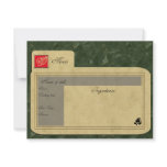 meat recipe card invitation