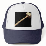Meat tenderising mallet in wood hats