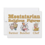 Meatatarian Religious Figures invitations