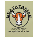 Meatatarian Saving The Planet flyers