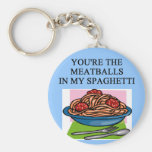 MEATBALLS and spahgetti lovers Key Chains