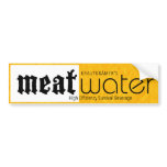 MeatWater Bumpersticker