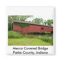 Mecca Covered Bridge magnets