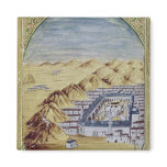 Mecca surrounded by the Mountains of Arafa magnets