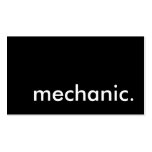 mechanic. business card