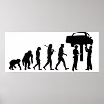 Mechanic Car Repair Workshop Staff Mens Work Posters