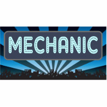 Mechanic Marquee Photo Cut Outs