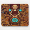 Mechanical Angel I steampunk fairy Mousepad