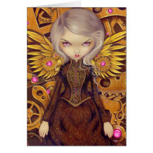 "Mechanical Angel II" Greeting Card
