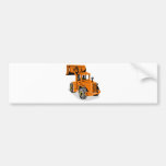 mechanical digger construction excavator bumper stickers