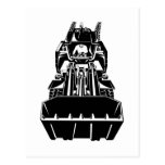mechanical digger construction excavator post cards