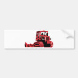 mechanical digger construction excavator tractor bumper stickers
