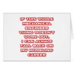 Mechanical Engineer Joke ... Modeling Career Card