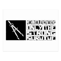 Mechanical Engineering Survive Post Card