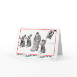 Mechanical Rabbit Christmas Card