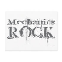Mechanics Rock Postcard