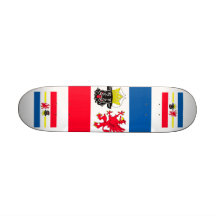 Mecklenburg-Vorpommern Flagge Personalisiertes Skateboarddeck