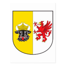 Mecklenburg-Vorpommern Wappen klein Postkarten