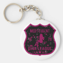 Med Student Diva League Key Chain