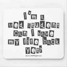 Med Student Ransom Note Mousemats