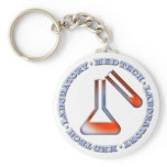 MED TECH - LABORATORY - FLASK  -TUBE keychains