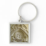Medallion depicting the Baptism of Constantine Key Chain