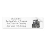 Meddle Not In the Affairs of Dragons bumper stickers