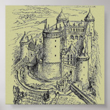 Mediaeval Castle Poster
