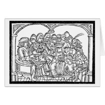 Mediaeval Dinner BLANK cards