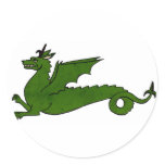 Mediaeval Dragon stickers