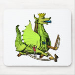Mediaeval Dragon War Machine mousepads
