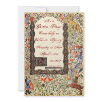 Mediaeval Garden Party 5X7 Invitations