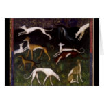 Mediaeval Greyhounds - Customised Card