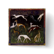 Mediaeval Greyhounds Fine Art