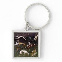 Mediaeval Greyhounds Fine Art
