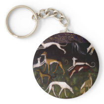 Mediaeval Greyhounds Fine Art