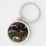 Mediaeval Greyhounds Fine Art Keychains