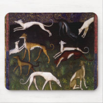 Mediaeval Greyhounds Fine Art