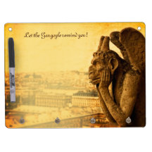 Mediaeval Le Stryge Gargoyle at Notre Dame, Paris
