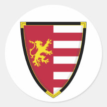 Mediaeval Lion Shield Sticker