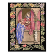 Mediaeval Musician Scene Photographic Print
