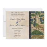 Mediaeval Pheasant Parchment Wedding Invitation