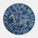 Mediaeval Seal of the Knights Templar Magnets