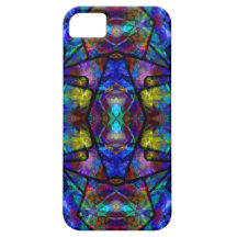 Mediaeval Stained Glass Digital Abstract Art Case For The iPhone 5